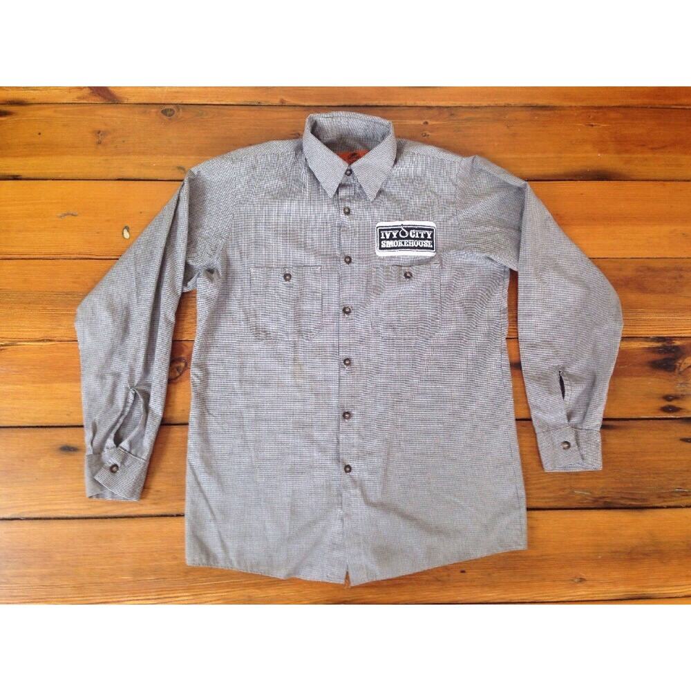 Ivy City Smokehouse Washington DC Red Kap Work Chef Shirt Med Reg M 44" Chest